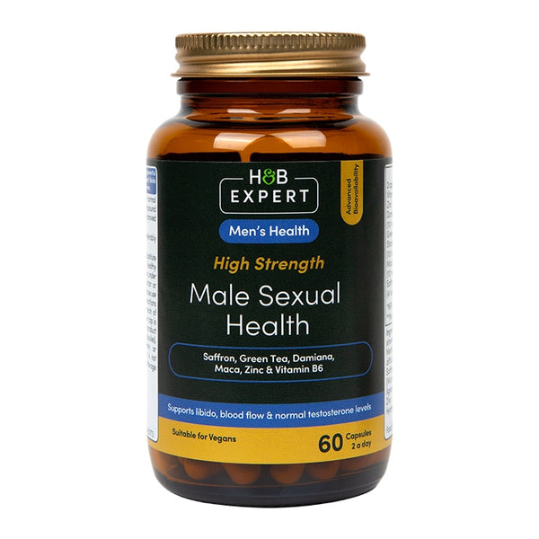 H B Expert Male Sexual Health 60 Capsules Holland Barrett SG