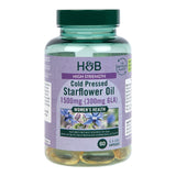 Holland & Barrett High Strength Cold Pressed Starflower Oil 1500mg 60 Capsules