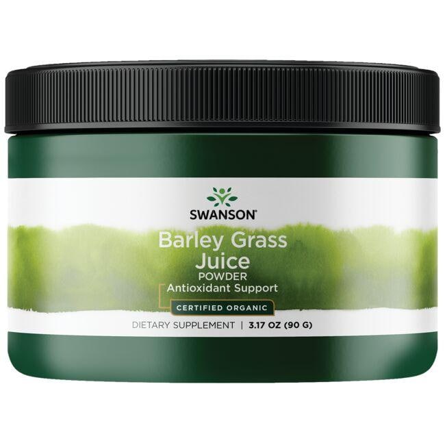 Swanson Organic- Barley Grass Juice Powder - Certified Organic
