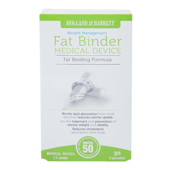 Holland & Barrett Fat Binder 15 Day Supply 30 Capsules