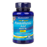 Holland & Barrett Timed Release Pantothenic Acid 100 Caplets 500mg