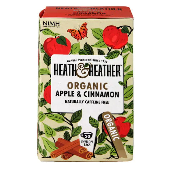 Heath & Heather Organic Apple & Cinnamon 20 Tea Bags
