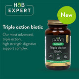 H&B Expert Triple Action Biotic Gut Formula 60 Capsules