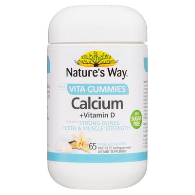 Nature's Way Adult Vita Gummies Calcium + Vitamin D 99% Sugar Free 65's