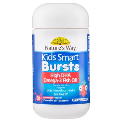 Nature’s Way Kids Smart Bursts Omega-3 Fish Oil Strawberry 50's