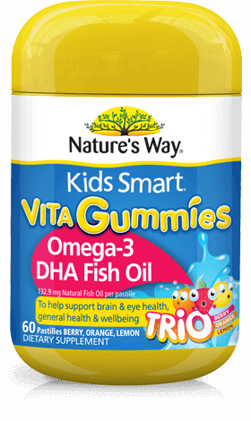 Nature's Way Kids Smart Vita Gummies Omega-3 Fish Oil 60's