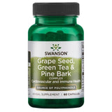 Swanson Grape Seed, Green Tea and Pine Bark 60 Capsules