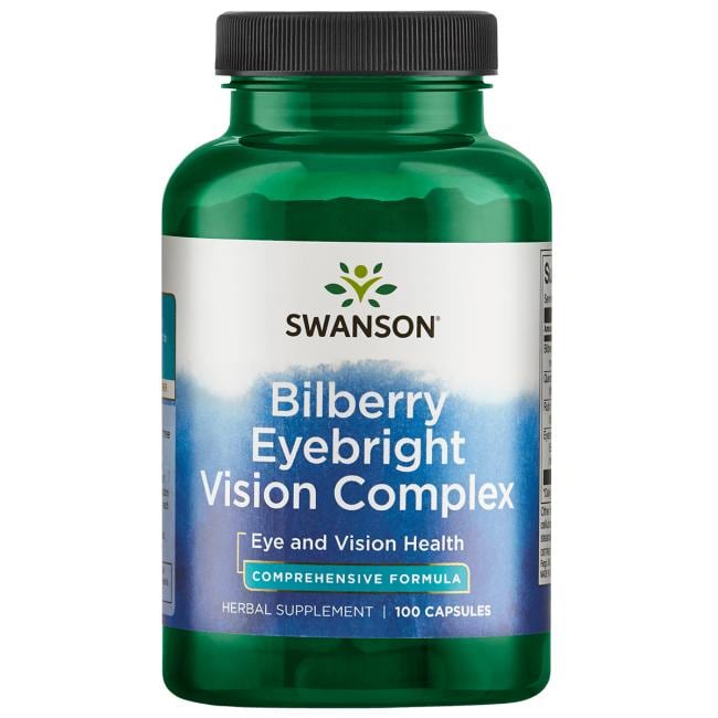 Swanson Bilberry Eyebright Vision Complex 100 Caps